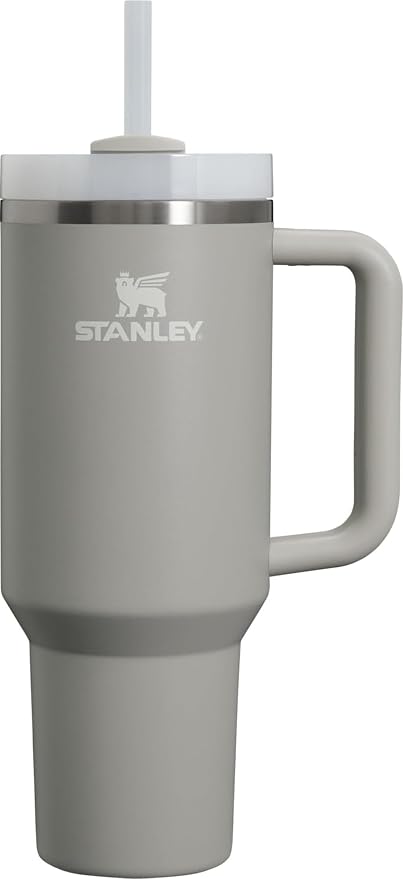 STANLEY Quencher H2.0 FlowState Tumbler 40 oz – Ash | Insulated Travel Cup with Straw