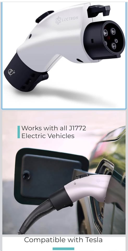 [Only for J1772 EVs ] Lectron - Tesla to J1772 Charging Adapter, Max 48A & 250V - Compatible with Te
