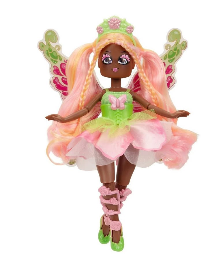 Royale High 9” Fashion Doll - Posey The Nature Fairy, Wave 1, Series 1 - Fairy Journal, Comb, and Vi