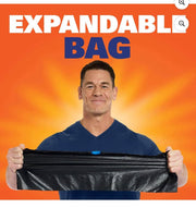 Hefty Ultra Strong 13 gallon Trash Bags, Tall Kitchen Trash Bags, Blackout, Clean Burst Scent, 80 Ba