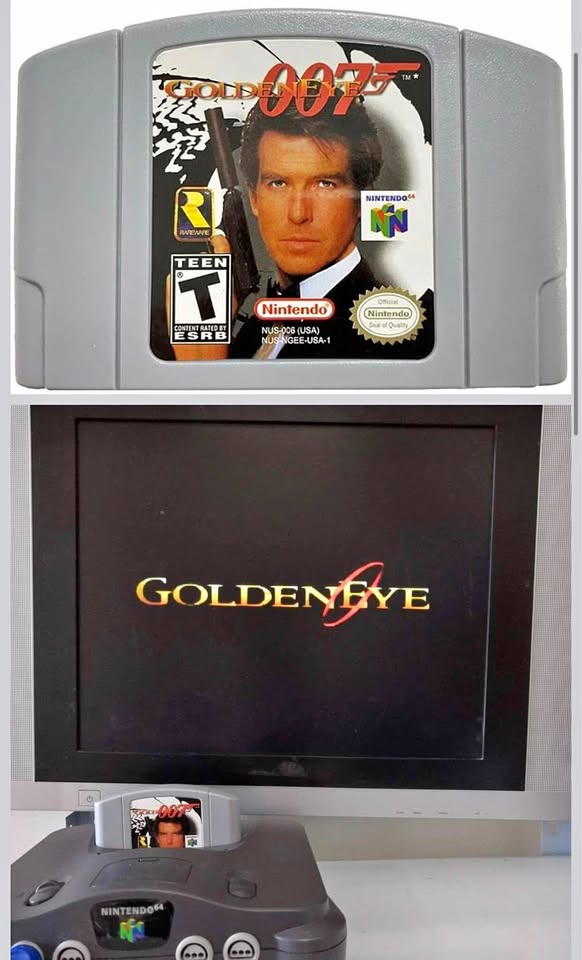 GoldenEye 007 Game Card Cartridge Console For Nintendo 64 N64 US Version