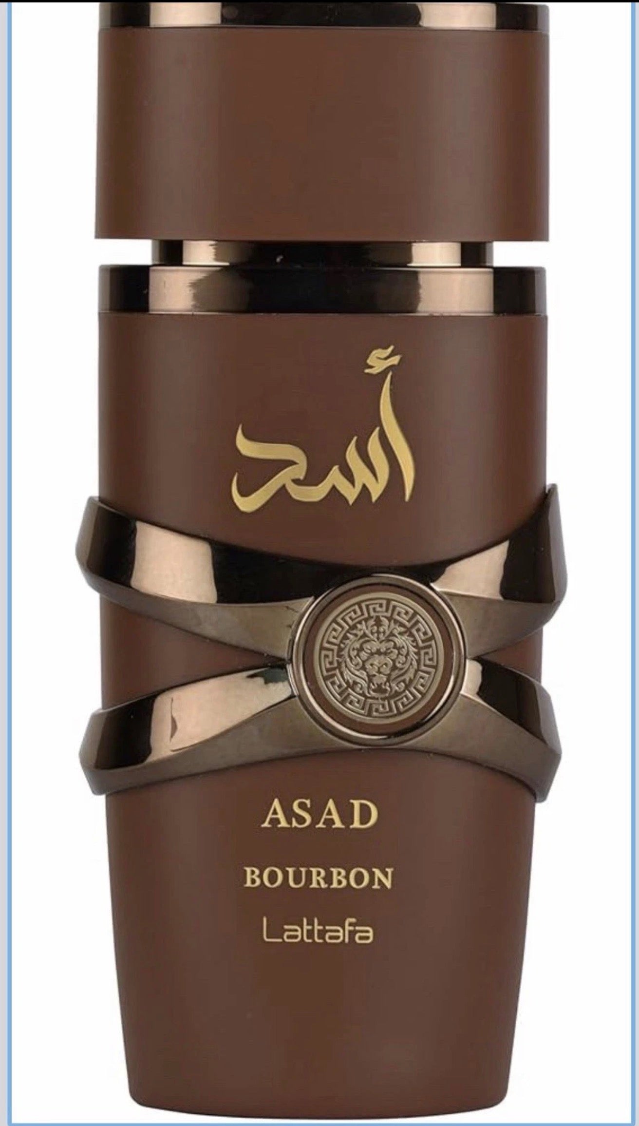 Lattafa Asad Bourbon Eau de Parfum Spray 3.4 oz | Arabian Unisex Fragrance