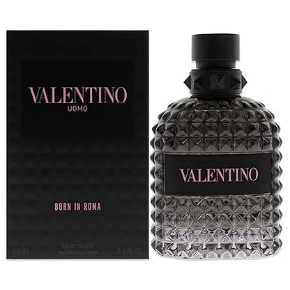 Valentino Uomo Born in Roma EDT Spray – Luxury Men's Designer Perfume | 3.4 oz