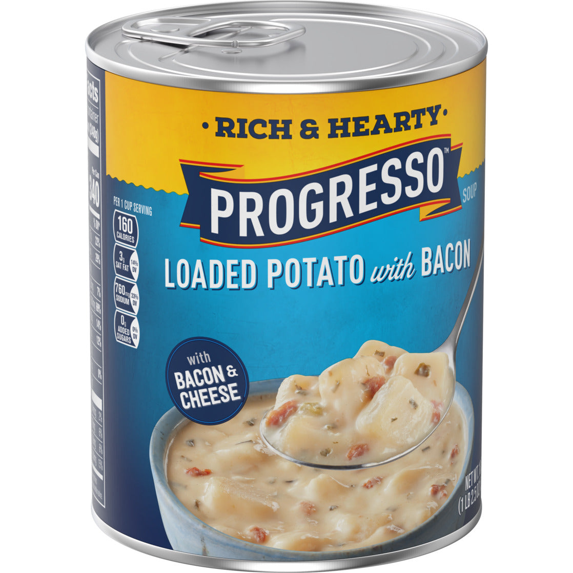 Progresso Rich & Hearty Loaded Potato with Bacon and Cheese Soup – 18.5 oz