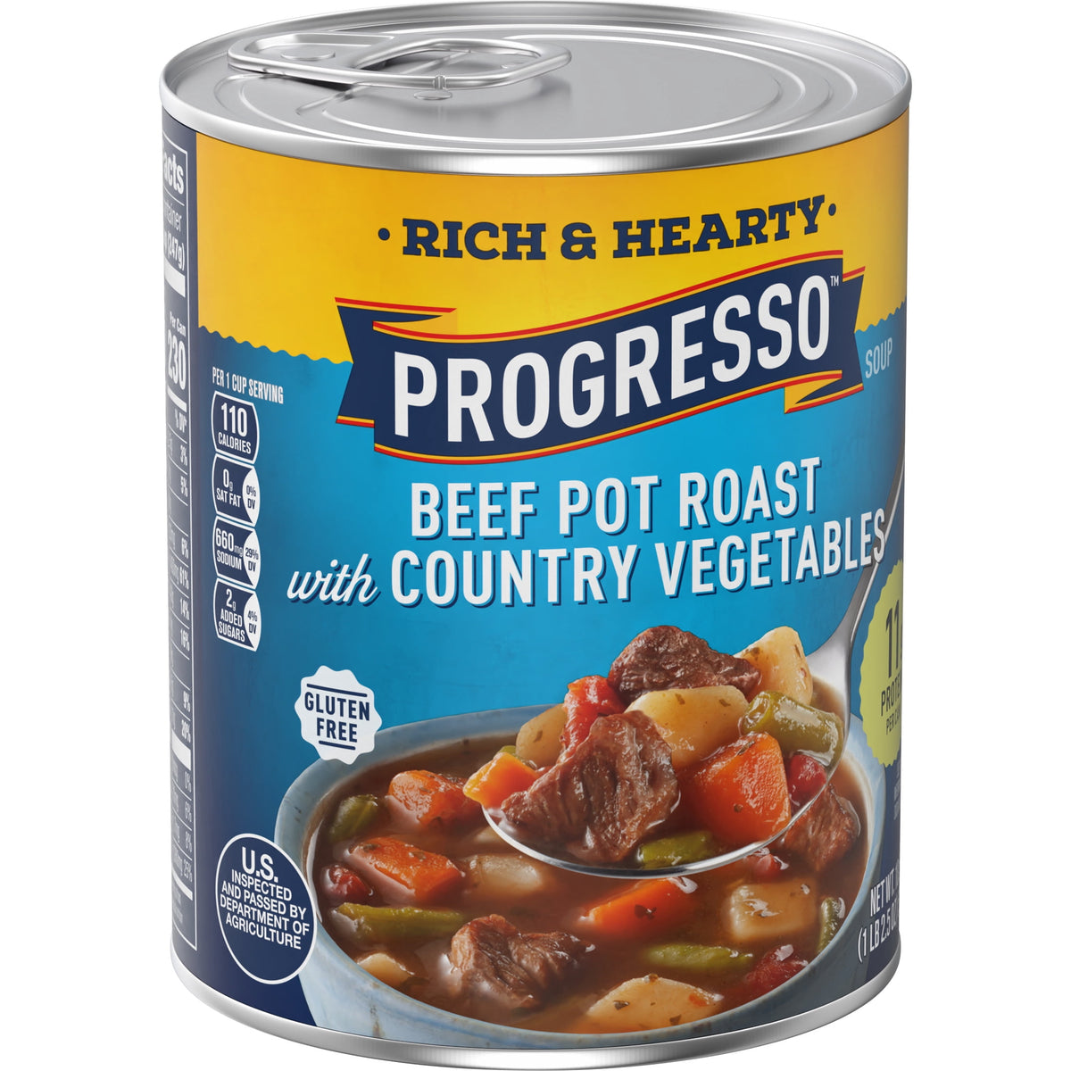 Progresso Beef Pot Roast with Country Vegetables Soup – 18.5 oz