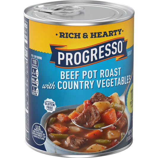 Progresso Beef Pot Roast with Country Vegetables Soup – 18.5 oz