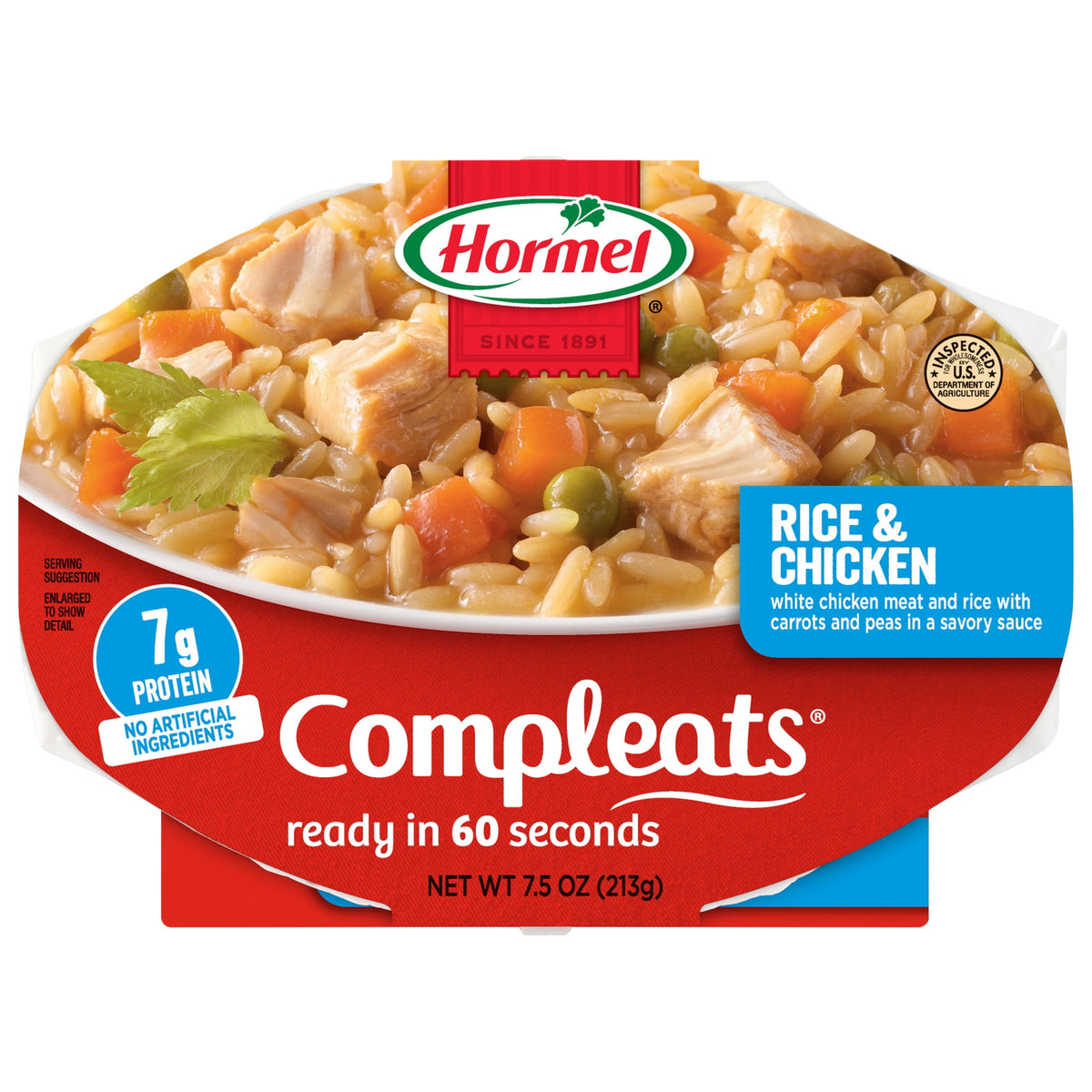 HORMEL COMPLEATS Rice and Chicken – 7.5 oz Tray