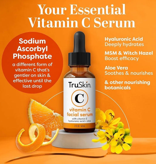 TruSkin Vitamin C Serum for Face 1 oz | Anti-Aging Serum