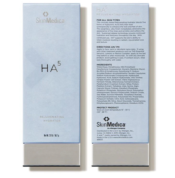 SkinMedica HA5 Rejuvenating Hydrator – 2 oz / 59ml | Hyaluronic Acid Face Moisturizer