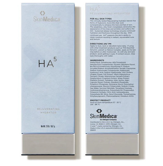 SkinMedica HA5 Rejuvenating Hydrator – 2 oz / 59ml | Hyaluronic Acid Face Moisturizer